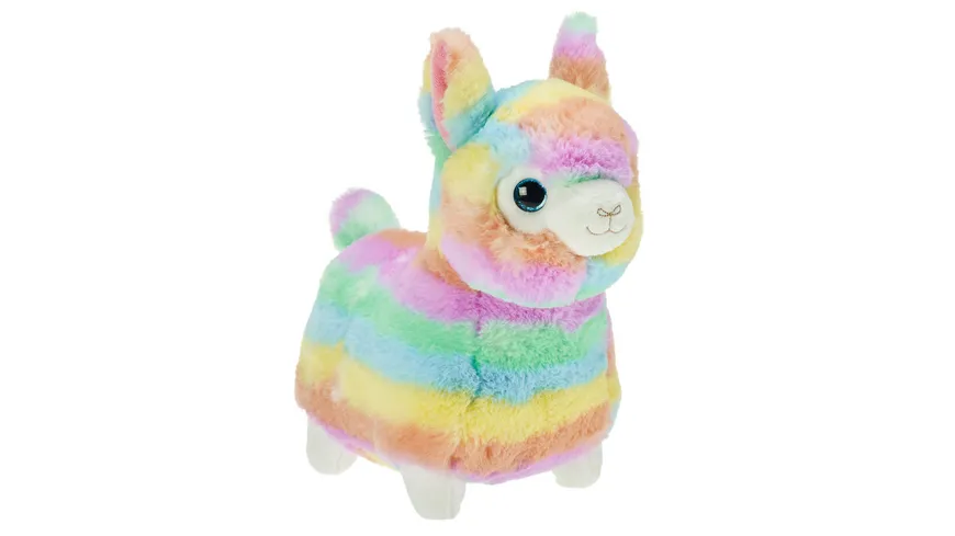 Müller – Toy Place – Plüschtier Alpaka Rainbow 26 cm