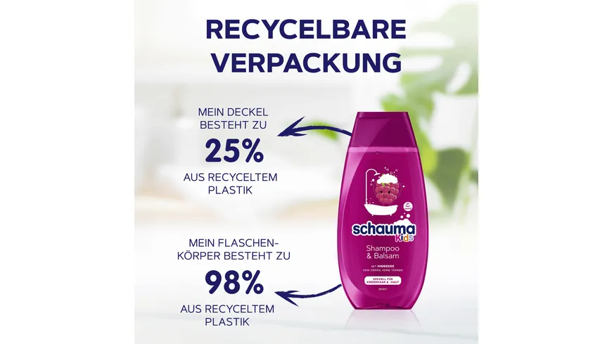 SCHAUMA Shampoo & Balsam 250 ml Himbeere 250 ml