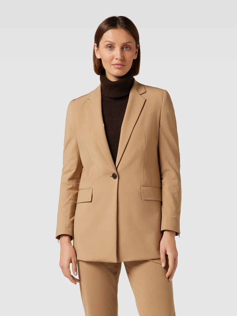 Blazer mit Pattentaschen Modell 'Jexotta' in beige