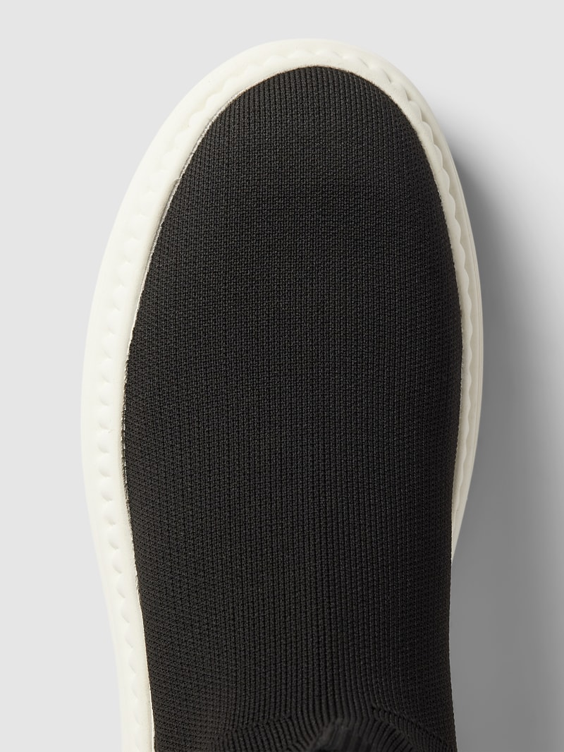 Sock-Sneaker in unifarbenem Design Modell 'Thea' in schwarz