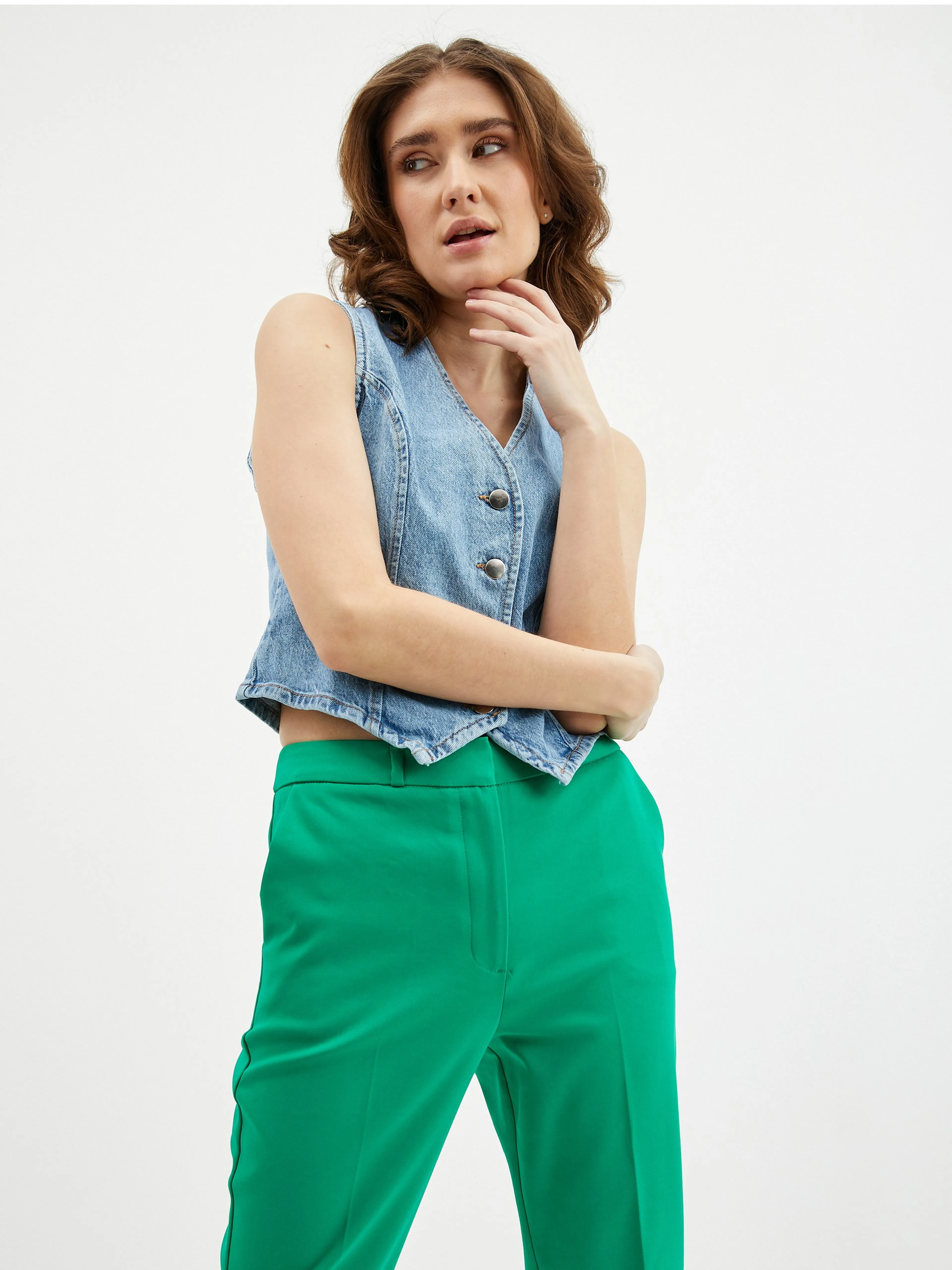 Grüne Damenhose ORSAY