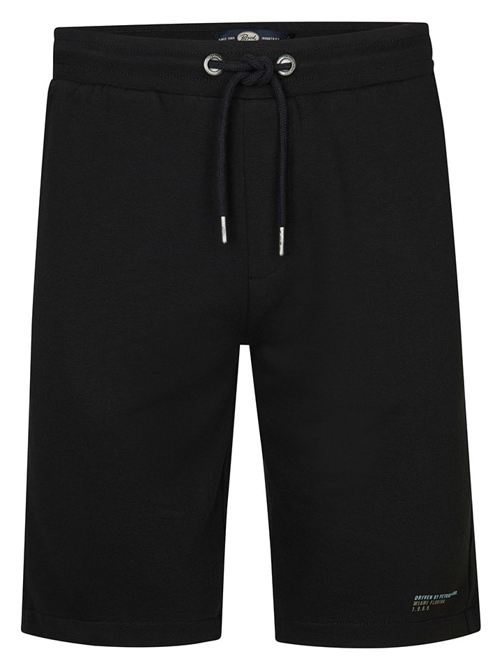 Petrol Sweatshorts in Schwarz günstig kaufen