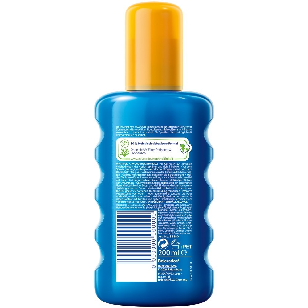 UV Dry Protect Sport Transparentes Spray LSF 50