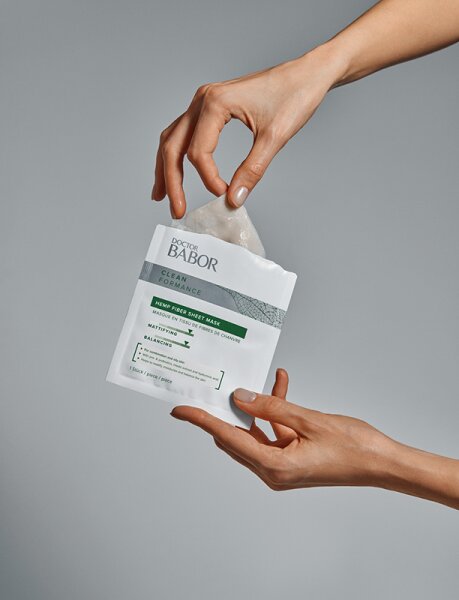 Doctor Babor Cleanformance Hemp Fiber Sheet Mask Tuchmaske