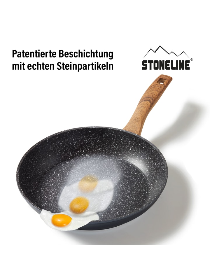 Stoneline Bratpfanne | ohne Deckel in Anthrazit | 28cm günstig kaufen Ø 28 cm
