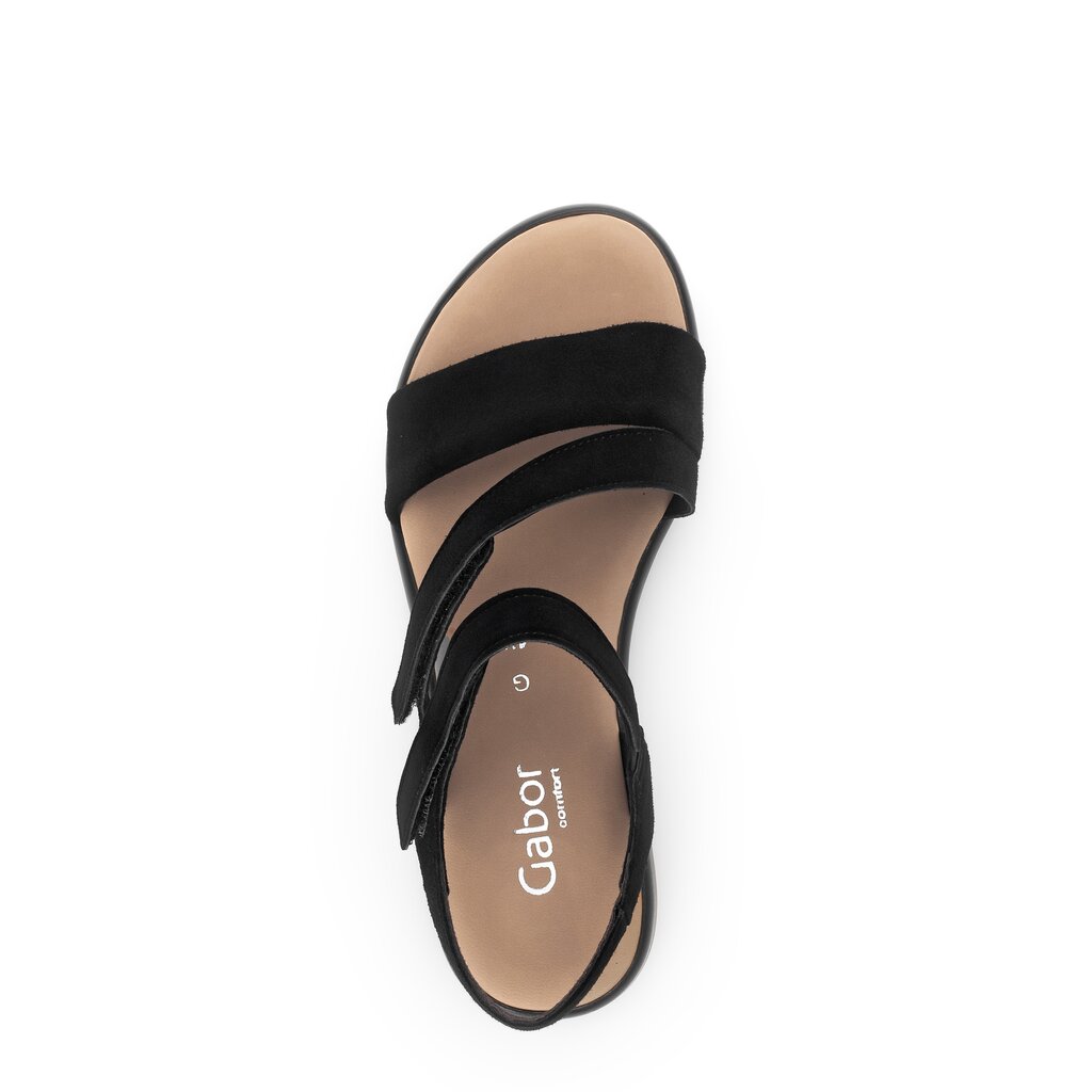 Gabor comfort Riemchensandale schwarz