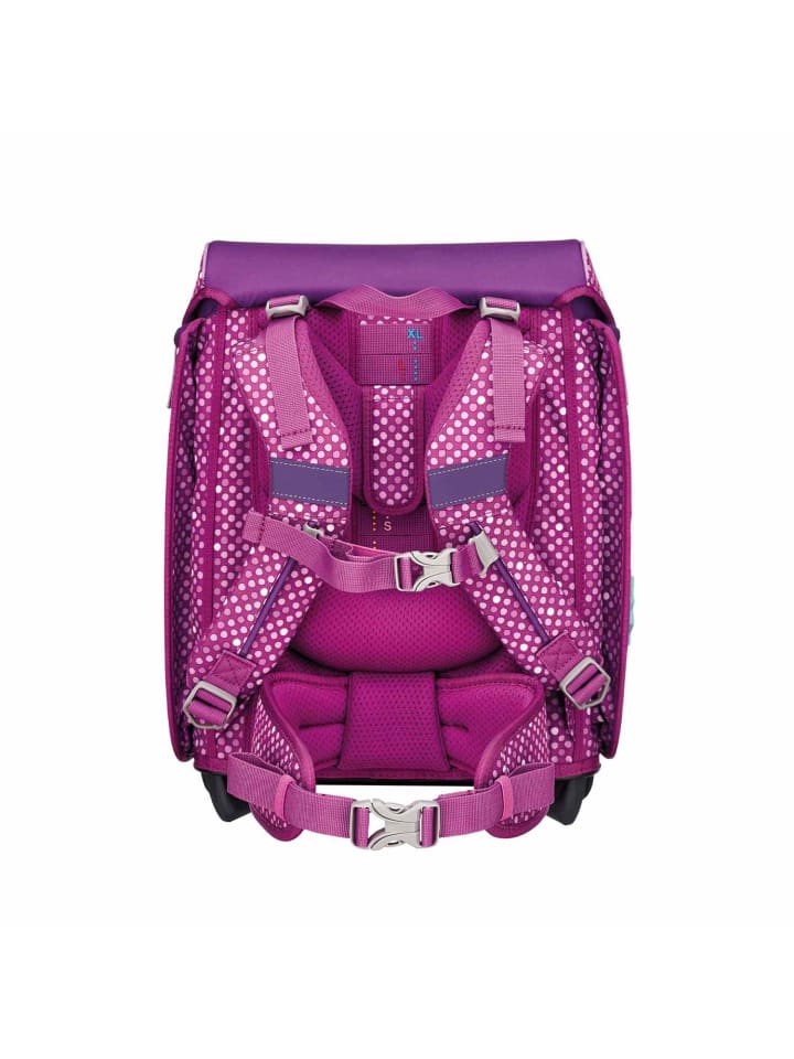 DerDieDas DerDieDas ErgoFlex Max Schulranzenset 5-teilig Purple Dots günstig kaufen onesize
