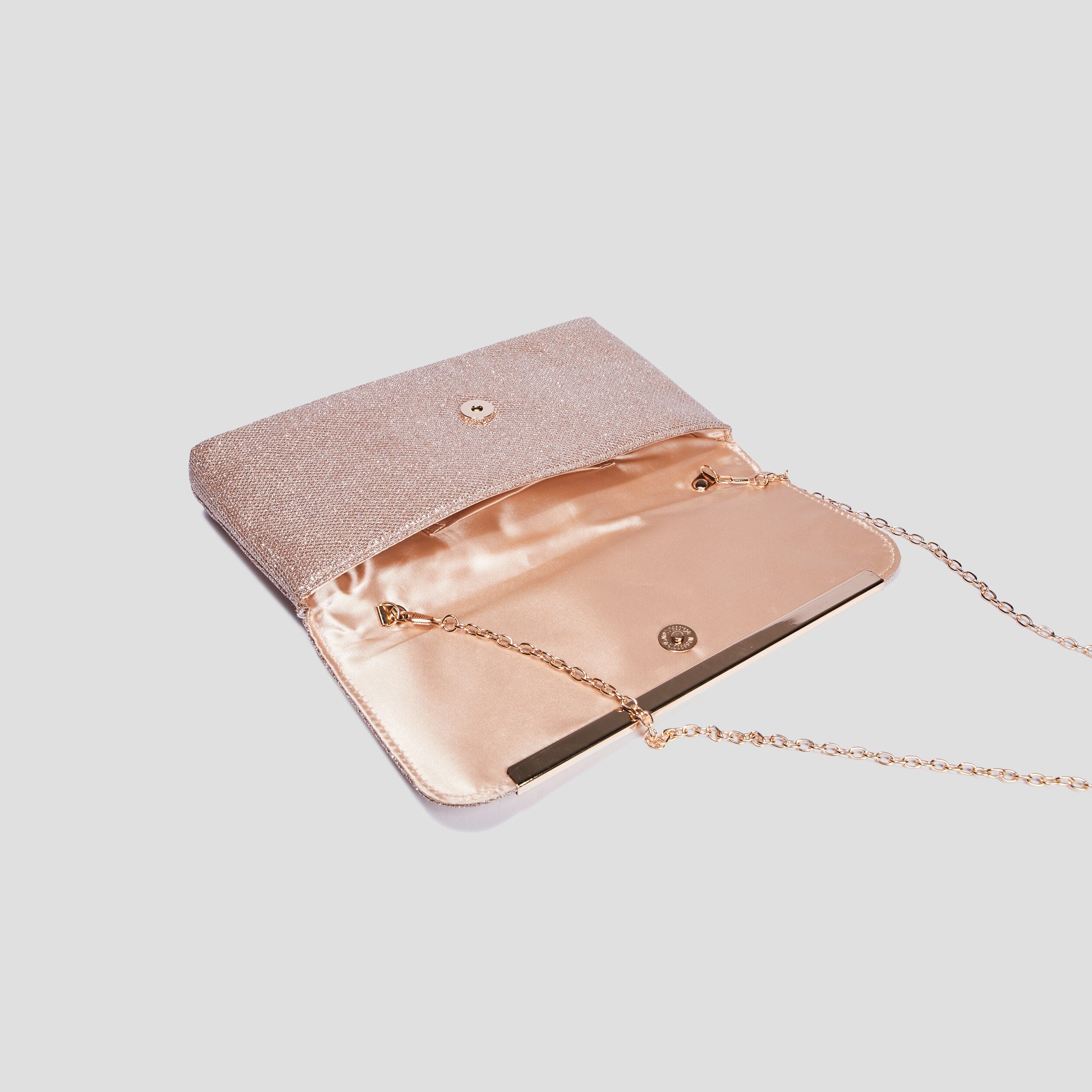 Sac pochette à paillettes couleur or femme | La Halle
