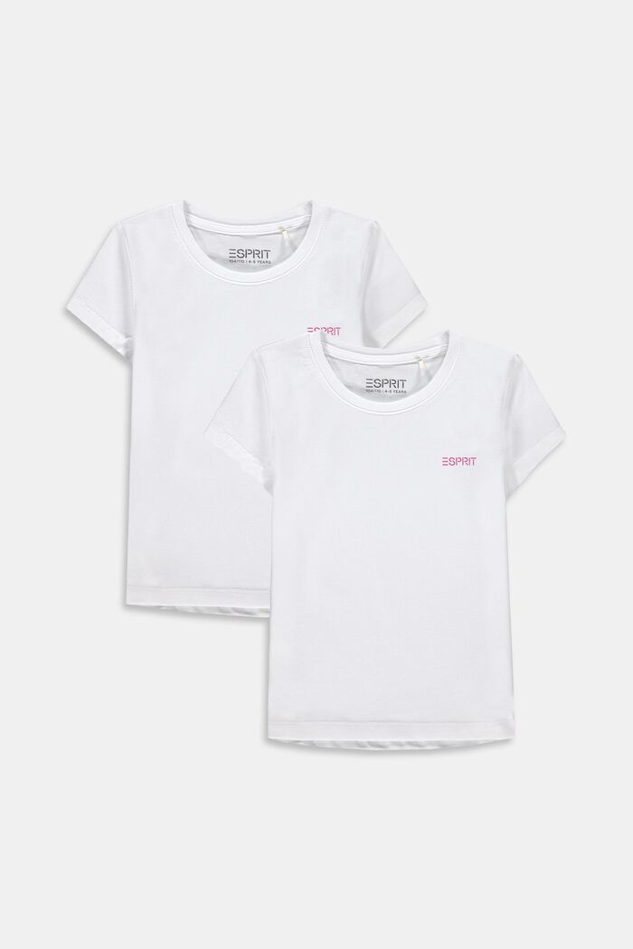 2er-Pack T-Shirts aus Baumwoll-Stretch