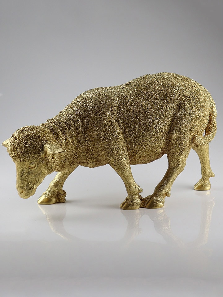 AM Design Dekofigur ''Schaf'' in Gold - (B)50 x (H)28 x (T)17,5 cm günstig kaufen onesize
