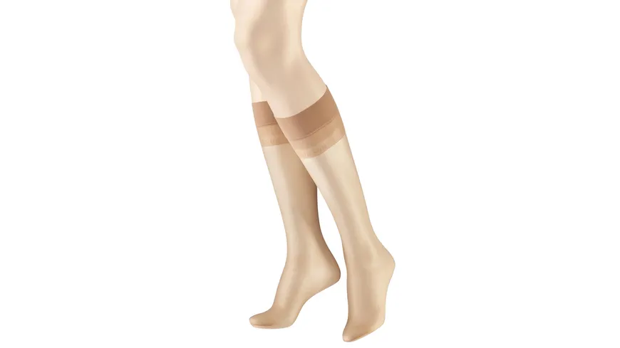 Hudson Damen Kniestrümpfe Light 8 DEN make-up