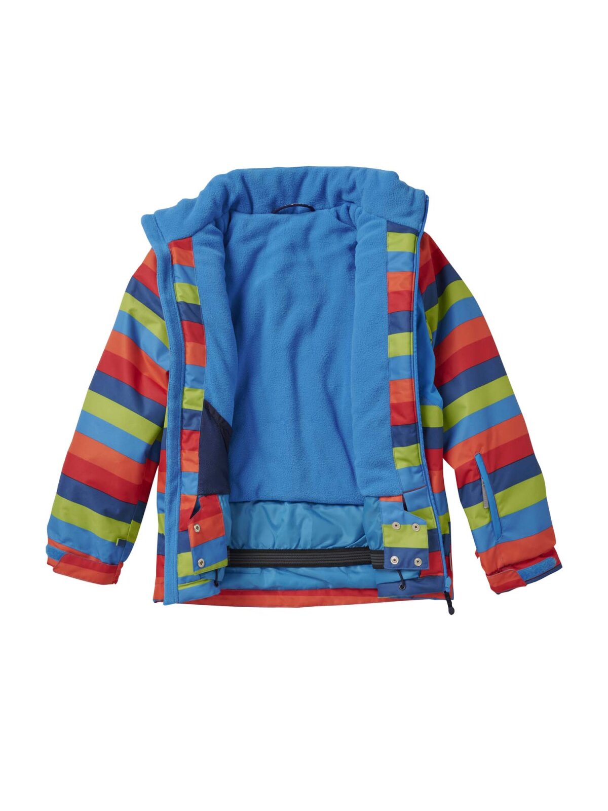 Schneejacke Stern Kids, bunt gestreift
