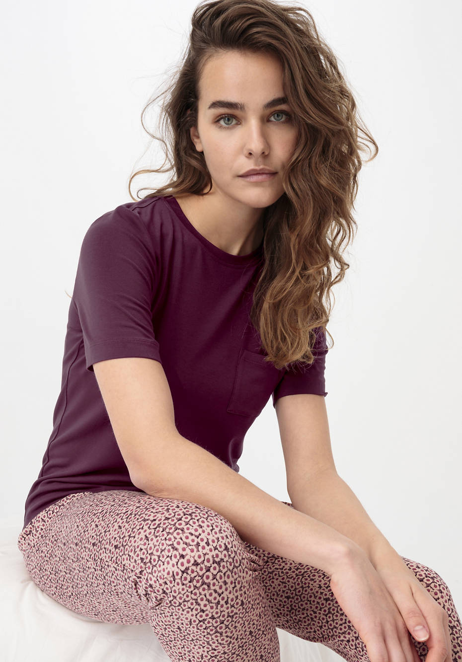 Halbarm Schlafshirt aus Tencel™Modal