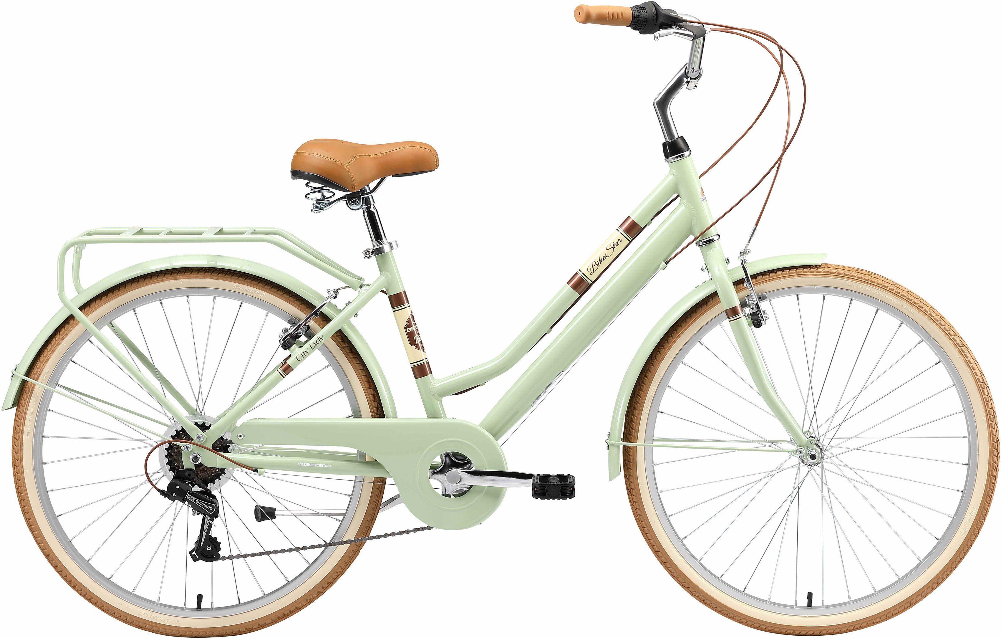 Bikestar Cityrad, 7 Gang Shimano RD-TY21 Schaltwerk, Kettenschaltung