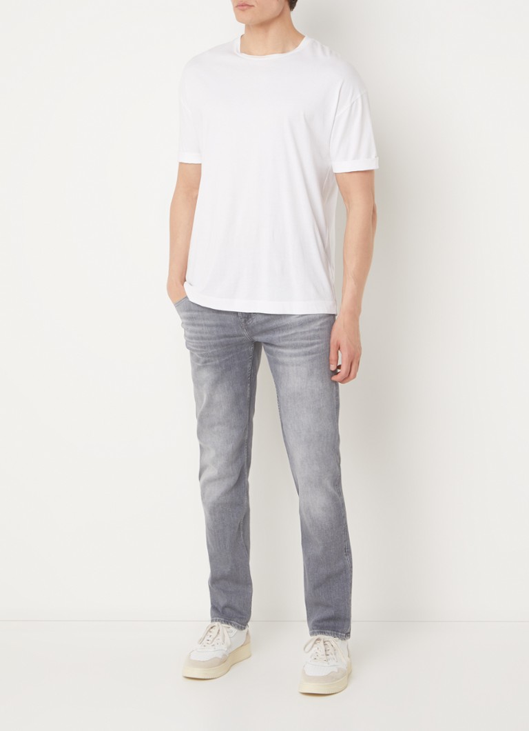 For All Mankind Slim fit traperice s obojenim pranjem i bočnim džepovima