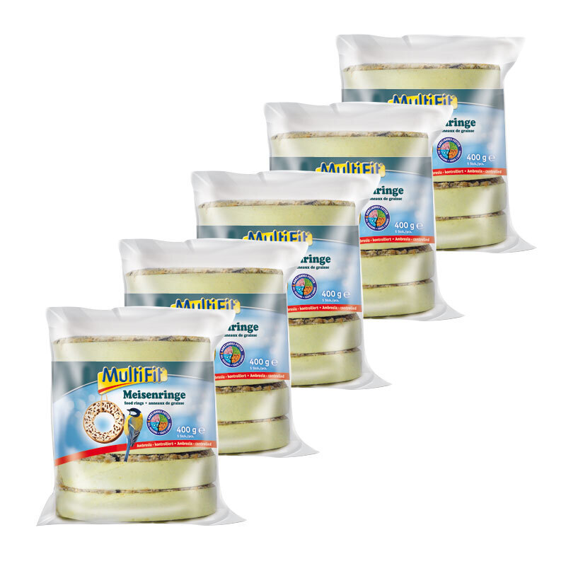 MultiFit Wildvogelfutter MultiFit Meisenringe 5x5 Stück