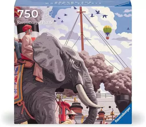 Puzzle 750 Teile - Around the world in 80 days