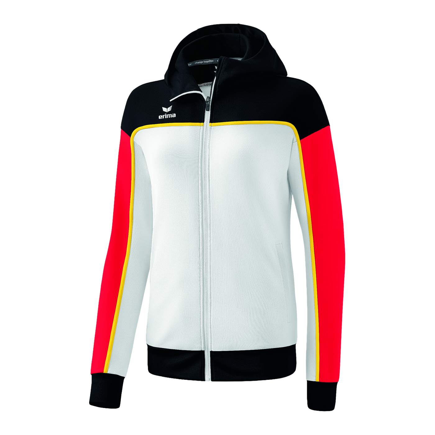 Erima Change Kapuzenjacke Damen Weiss Schwarz