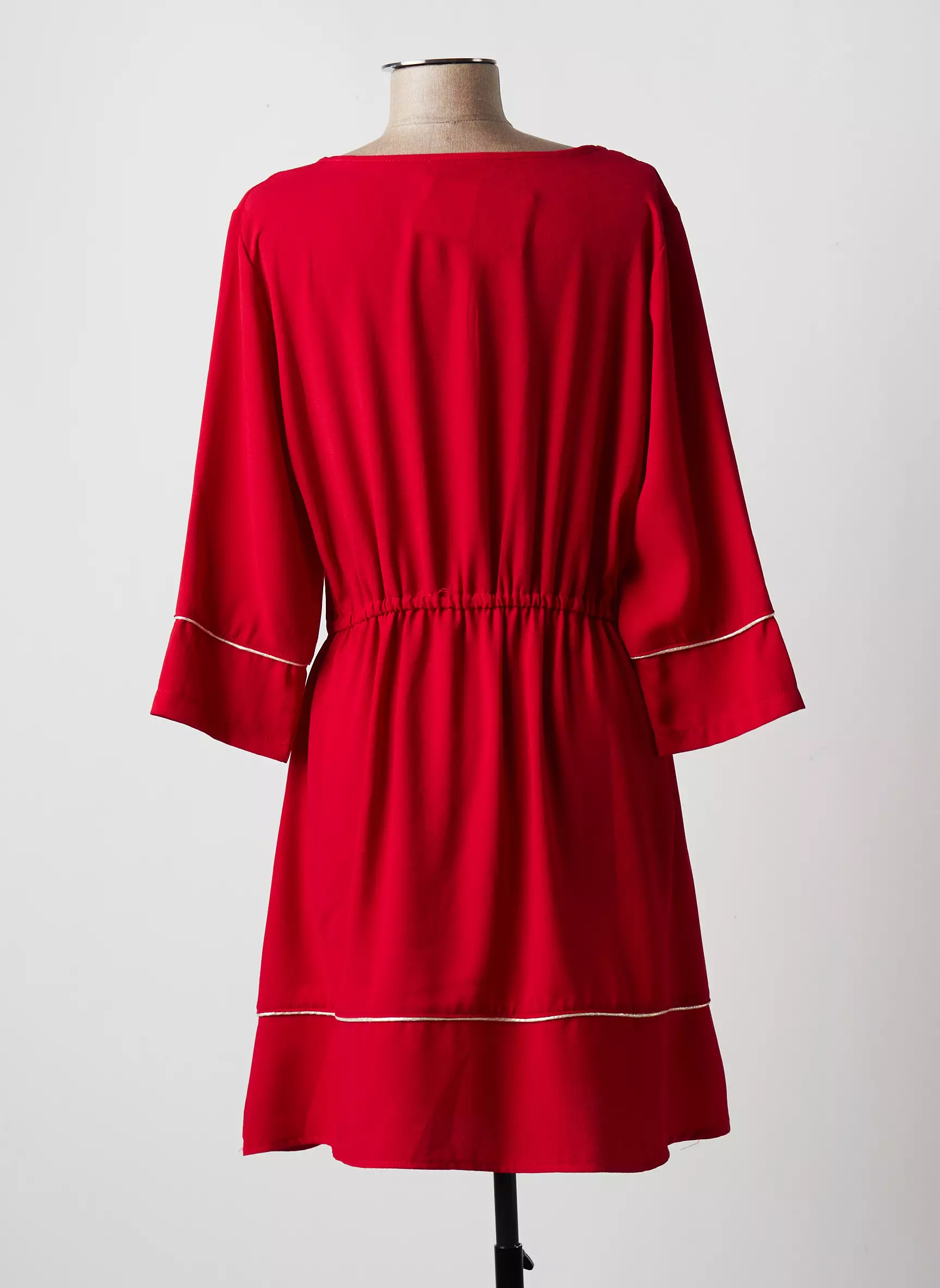 Multiples Robes Mi Longues Femme couleur rouge