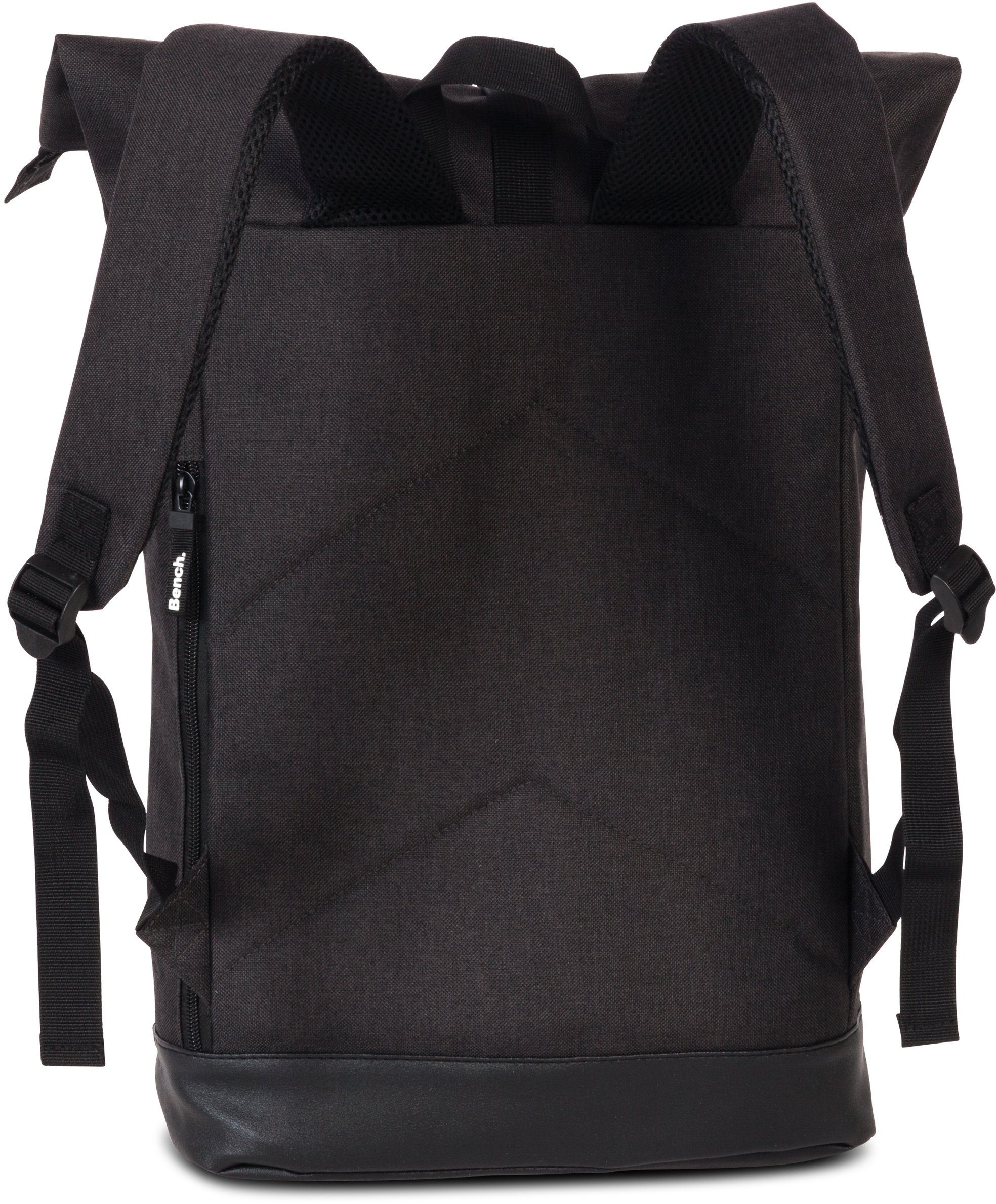 Bench. Laptoprucksack Roll-Top, schwarz