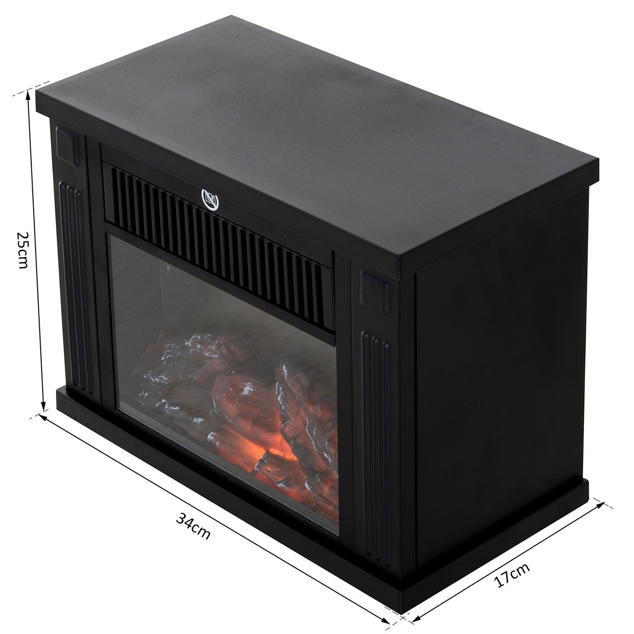 HOMCOM LED Elektrokamin Kamin Kaminofen Wandkamin Standkamin Elektrisch 10 Typen