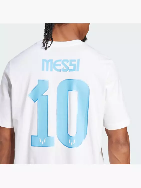 adidas Messi Name and Number Graphic T-Shirt