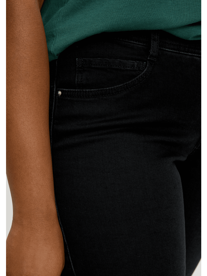 TRIANGLE Jeans-Hose kurz in Schwarz günstig kaufen