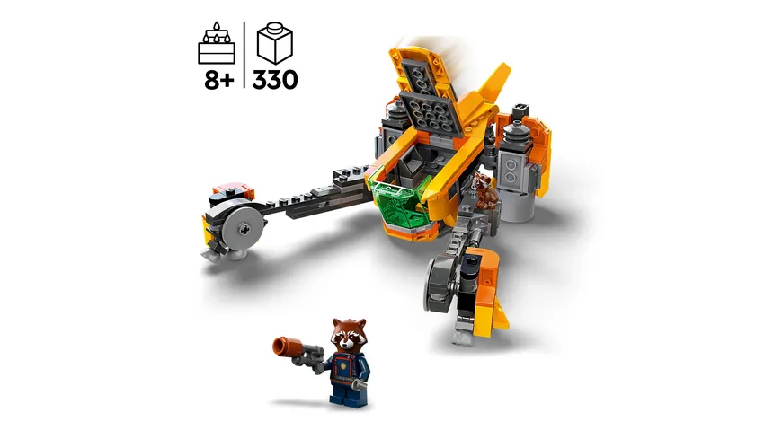 LEGO Marvel 76254 Baby Rockets Schiff, Guardians of the Galaxy Spiel-Set