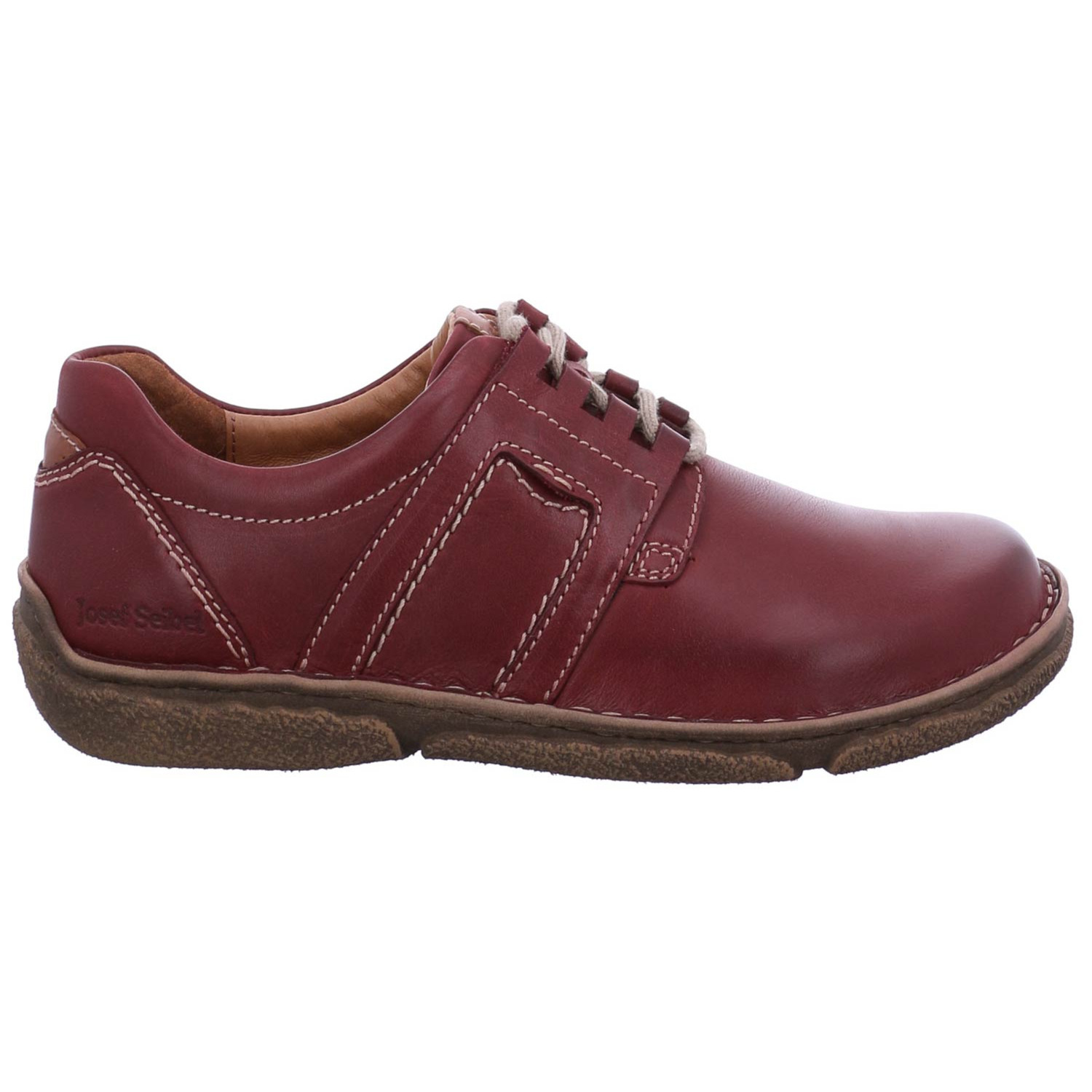 Josef Seibel Neele 44 85144, Schnürschuhe, Damen, Rot (Rubin-Kombi)
