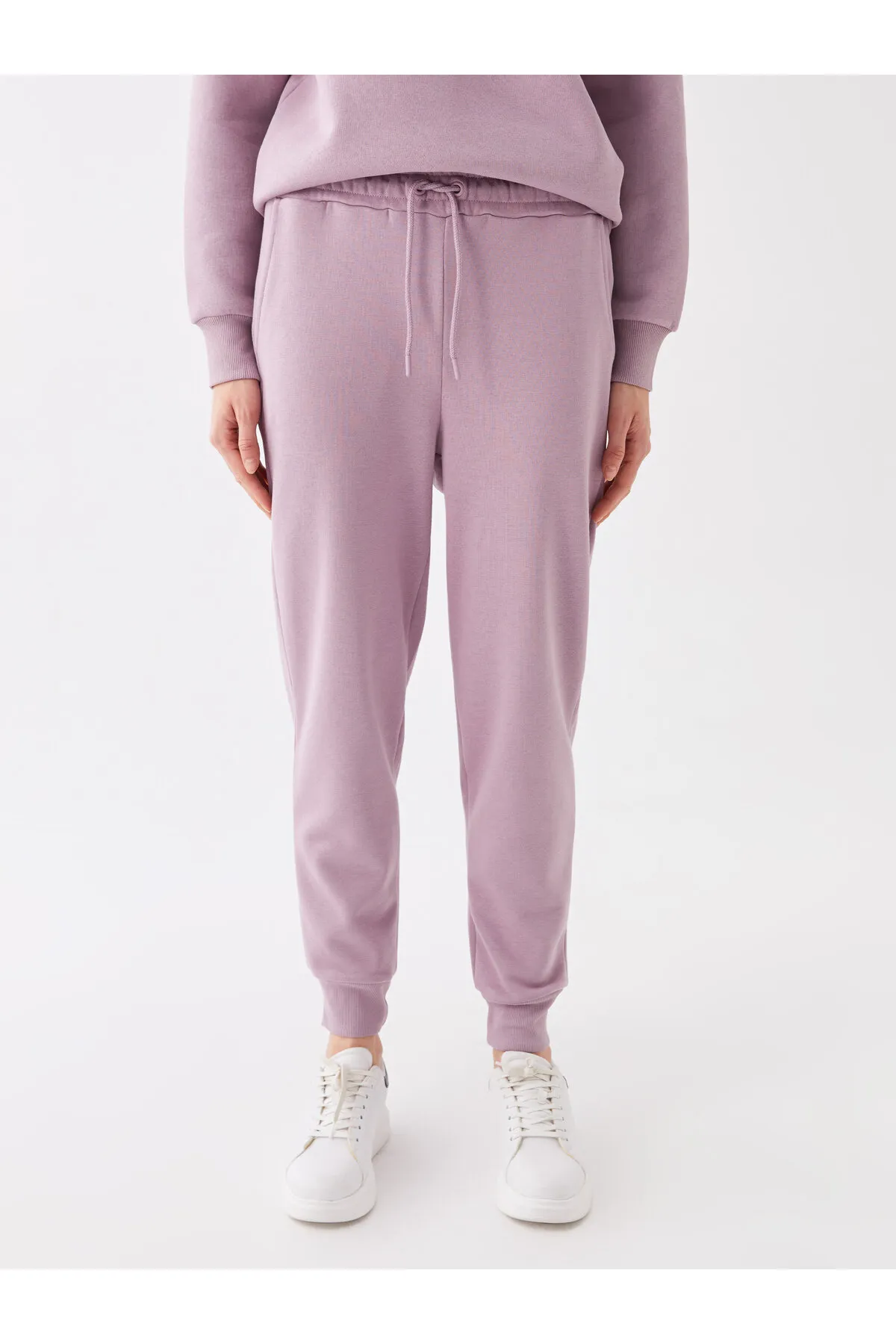 LC Waikiki  Einfarbige Jogginghose für Damen mit elastischem Bund