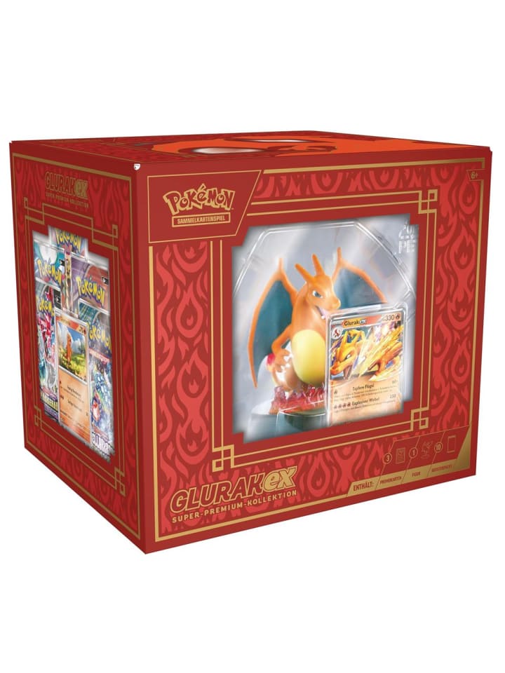 Pokémon Glurak-EX | Super-Premium-Kollektion | Pokemon Figur & Karten deutsch günstig kaufen onesize