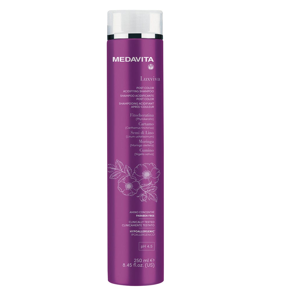 Medavita Luxviva  Post Color Acidifying Shampoo 250 ml