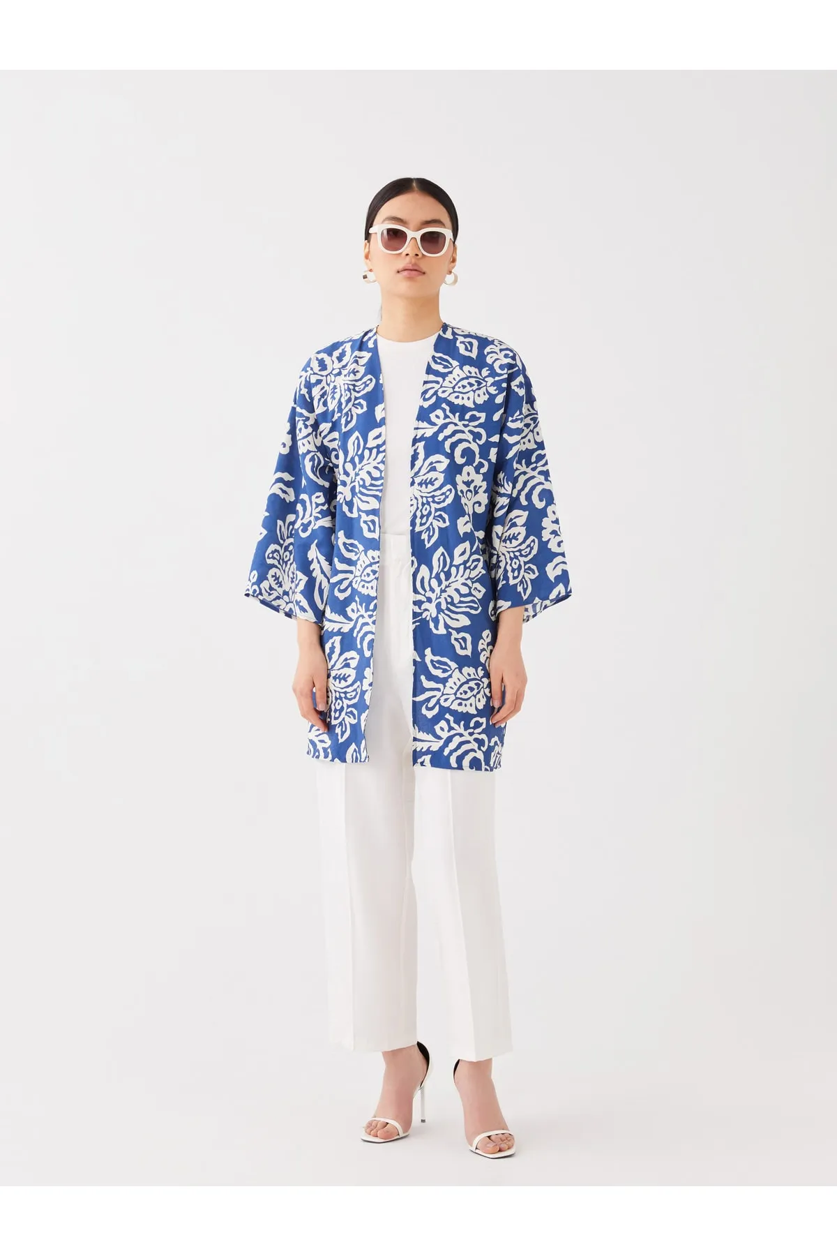 LC Waikiki  Kimono & Kaftan - Blau - Oversized