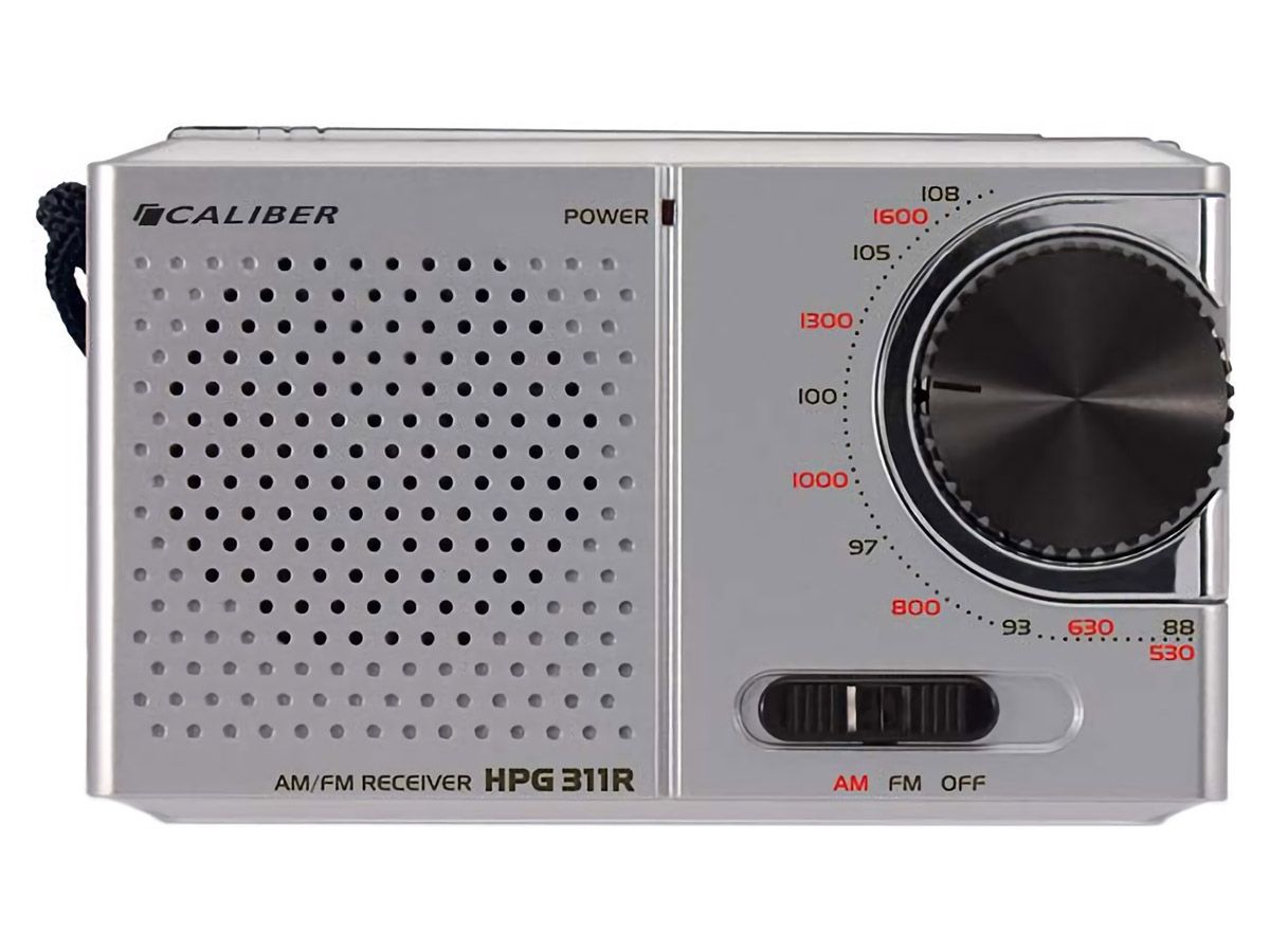 Caliber HPG311R Portable FM Radio