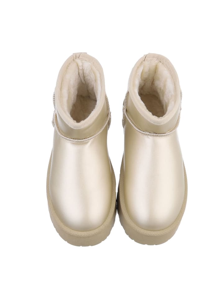 Ital-Design Stiefelette in Gold günstig kaufen