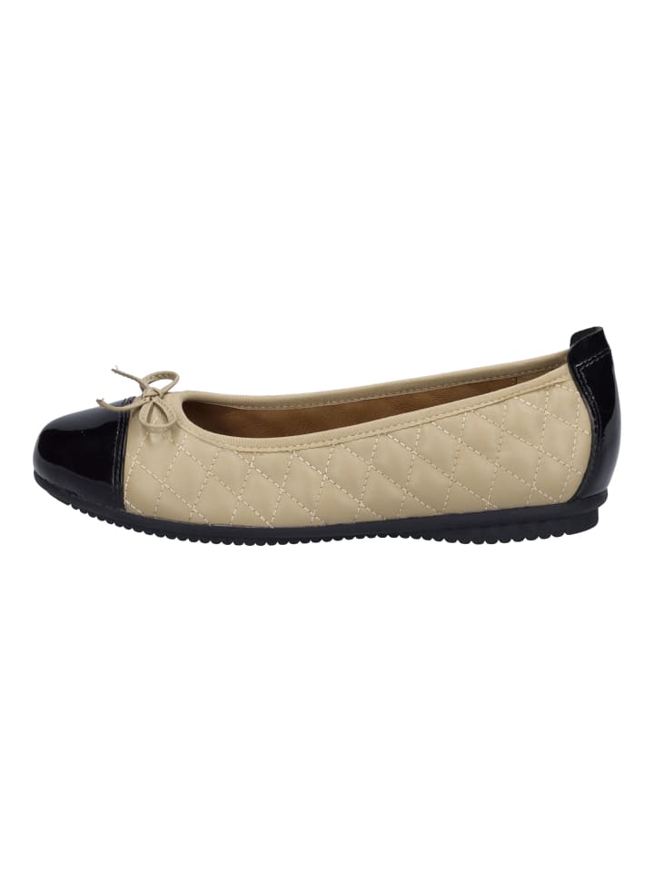 Josef Seibel Ballerina Pippa 76 in schwarz-beige günstig kaufen