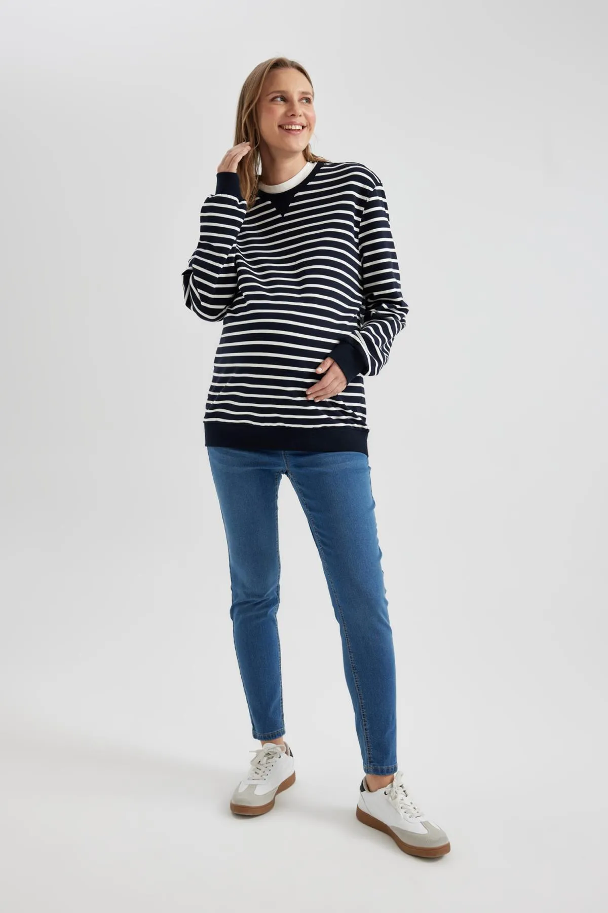DeFacto  Skinny Fit, extra enge Passform, normale Taille, extra schmales Bein, Umstandshose