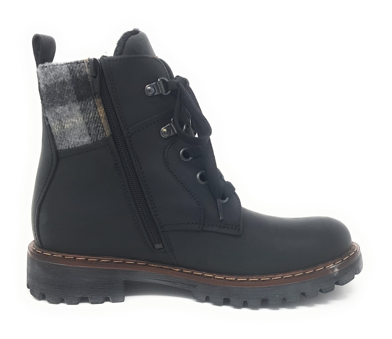 JOSEF SEIBEL Stiefeletten schwarz MARTA 52 schwarz/karo