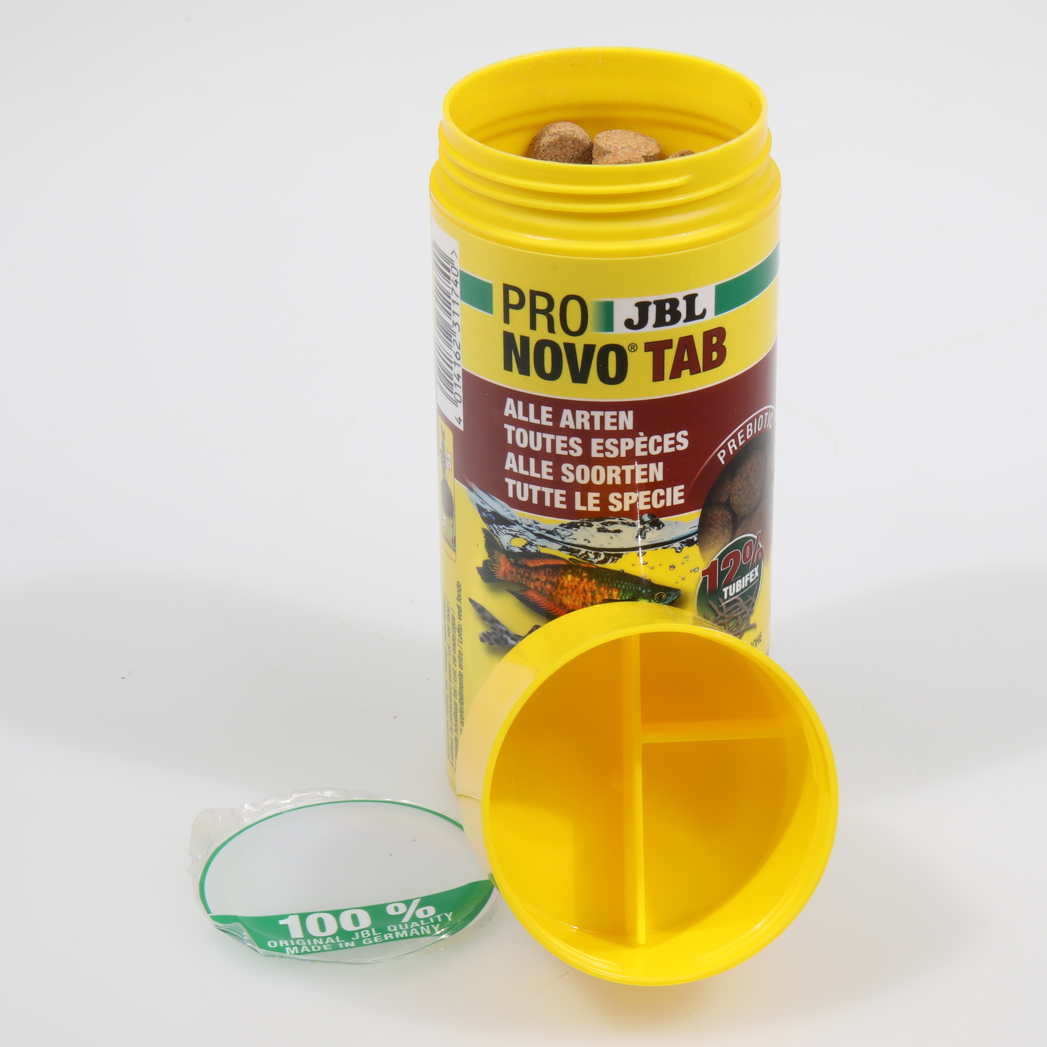 JBL Hauptfutter JBL PRONOVO Futtertabletten für alle Aquarienfische M 250 ml
