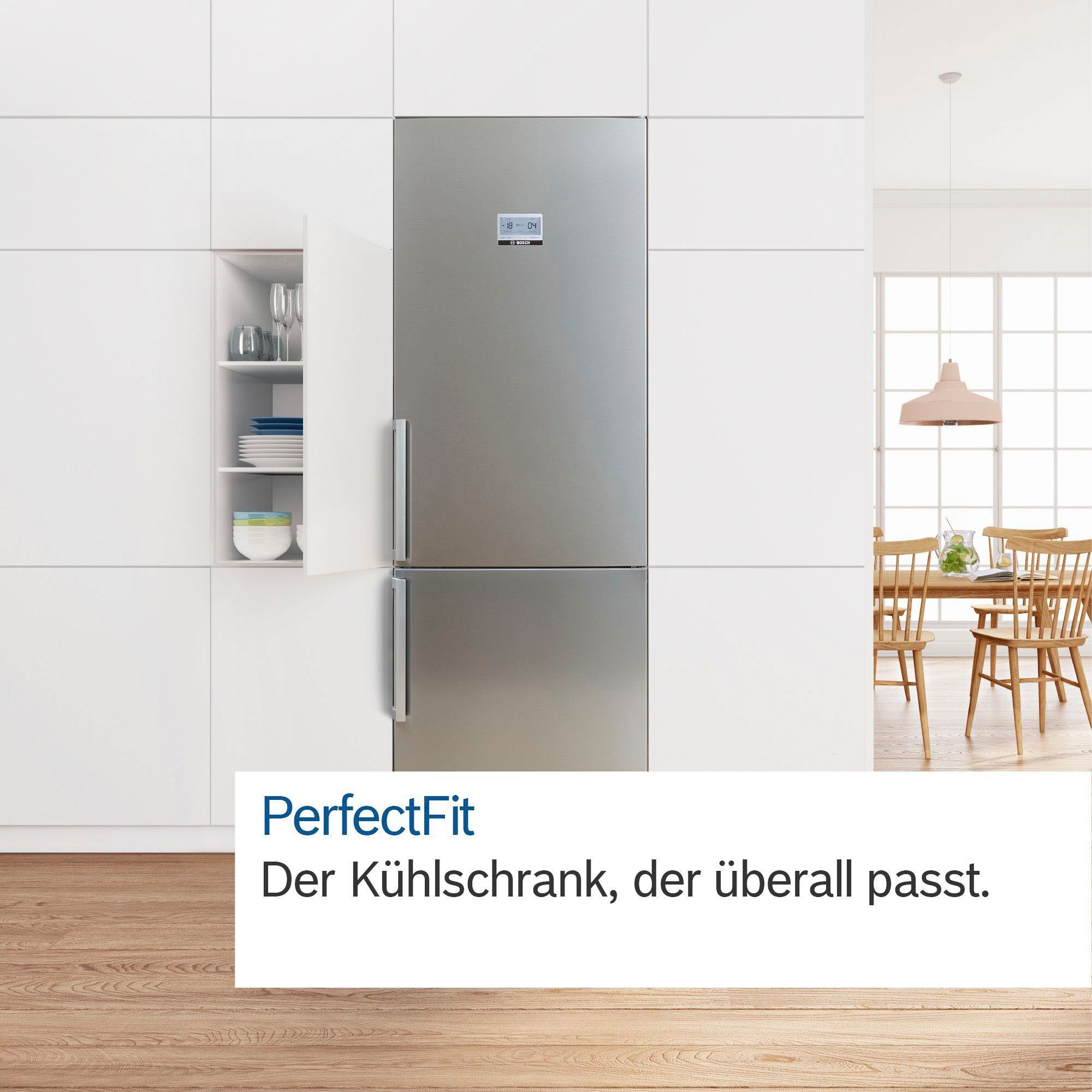 BOSCH Kühl-/Gefrierkombination KGN36VICT, 186 cm hoch, 60 cm breit