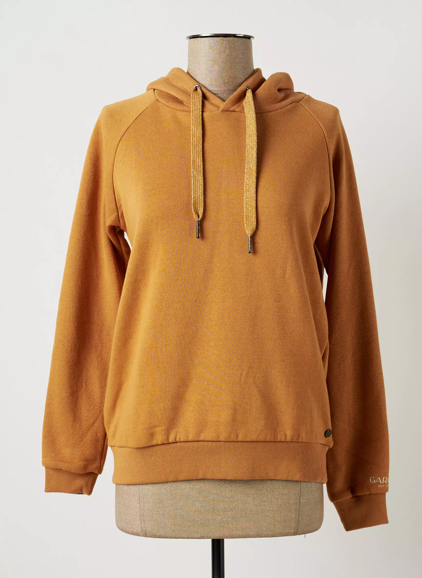 Garcia Sweat Capuche Femme couleur orange