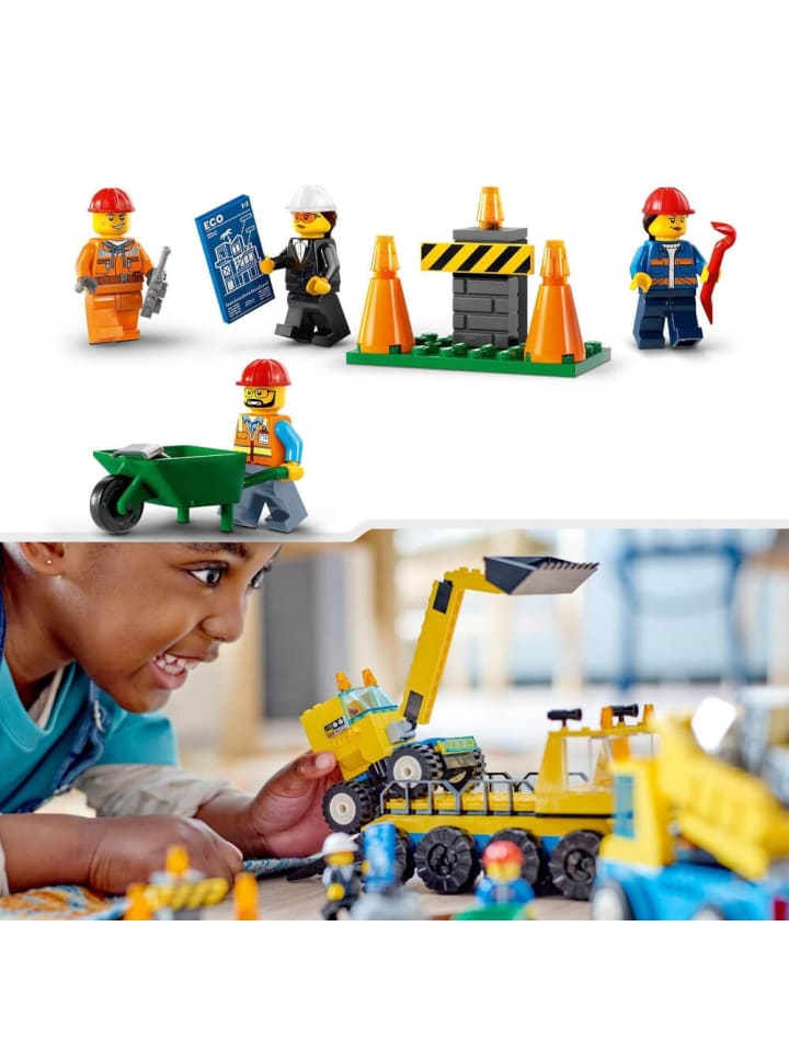 LEGO Bausteine City 60391 Baufahrzeuge und Kran mit Abrissbirne - ab 4 Jahre günstig kaufen onesize