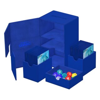 Ultimate Guard Twin Flip`n`Tray 160+ XenoSkin Monocolor - Blau