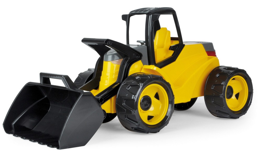 LENA GIGA TRUCKS Aufsitz-Lader Pro, sw/gelb
