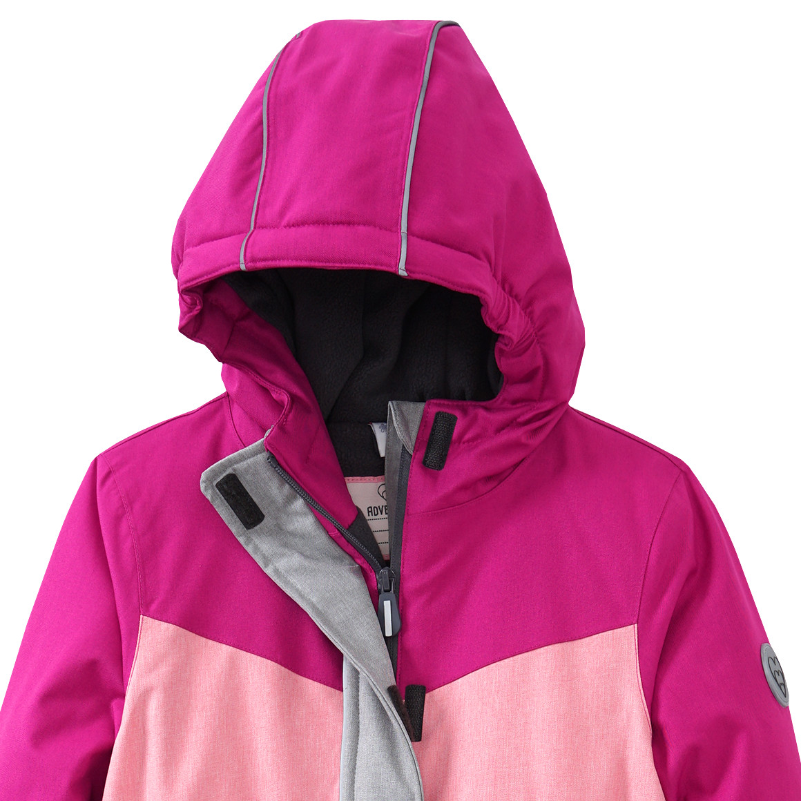 Mädchen Schneeoverall mit Farbteilern