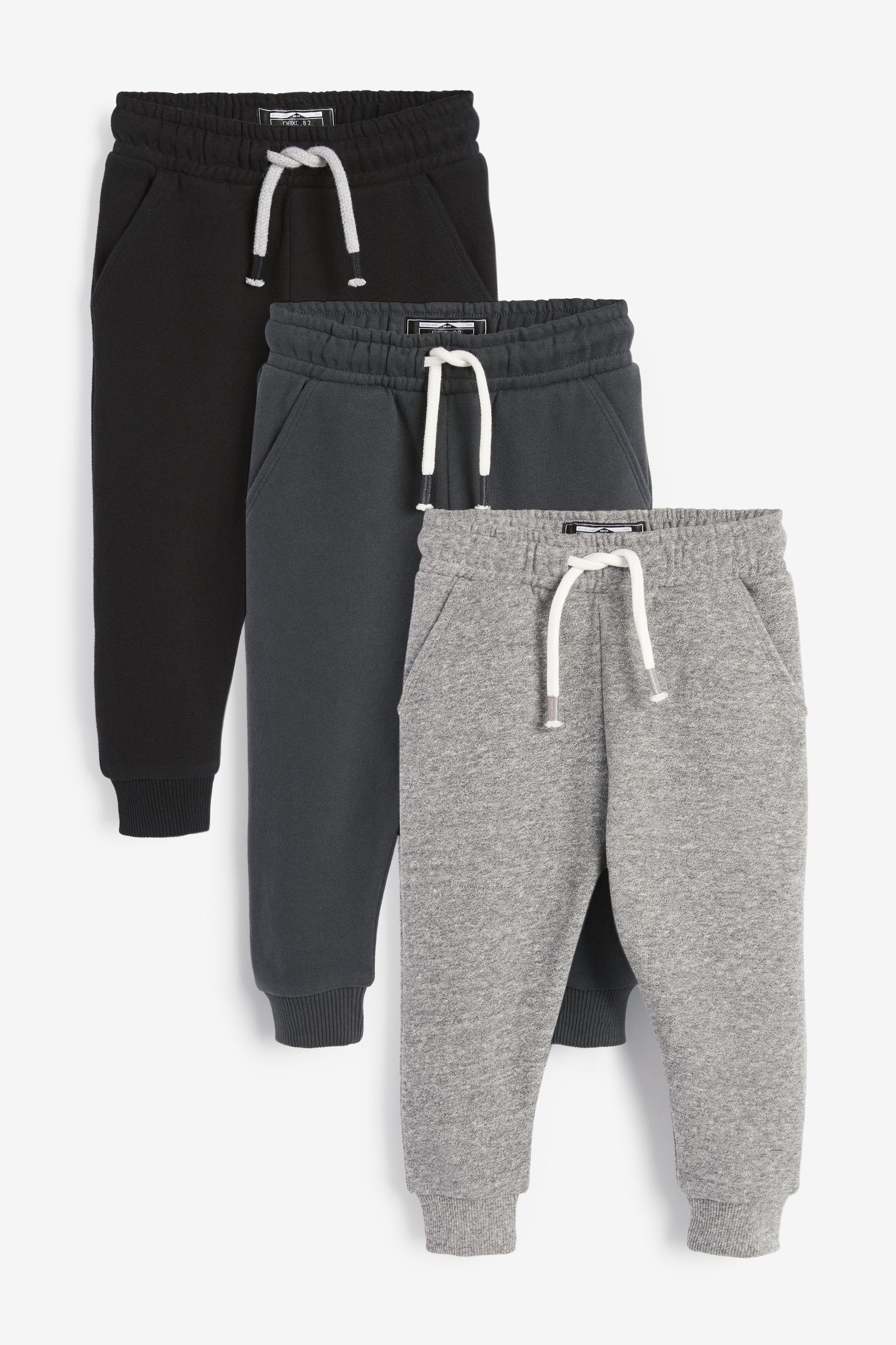 Next Jogginghose Weiche Jogginghosen, 3er-Pack (3-tlg)