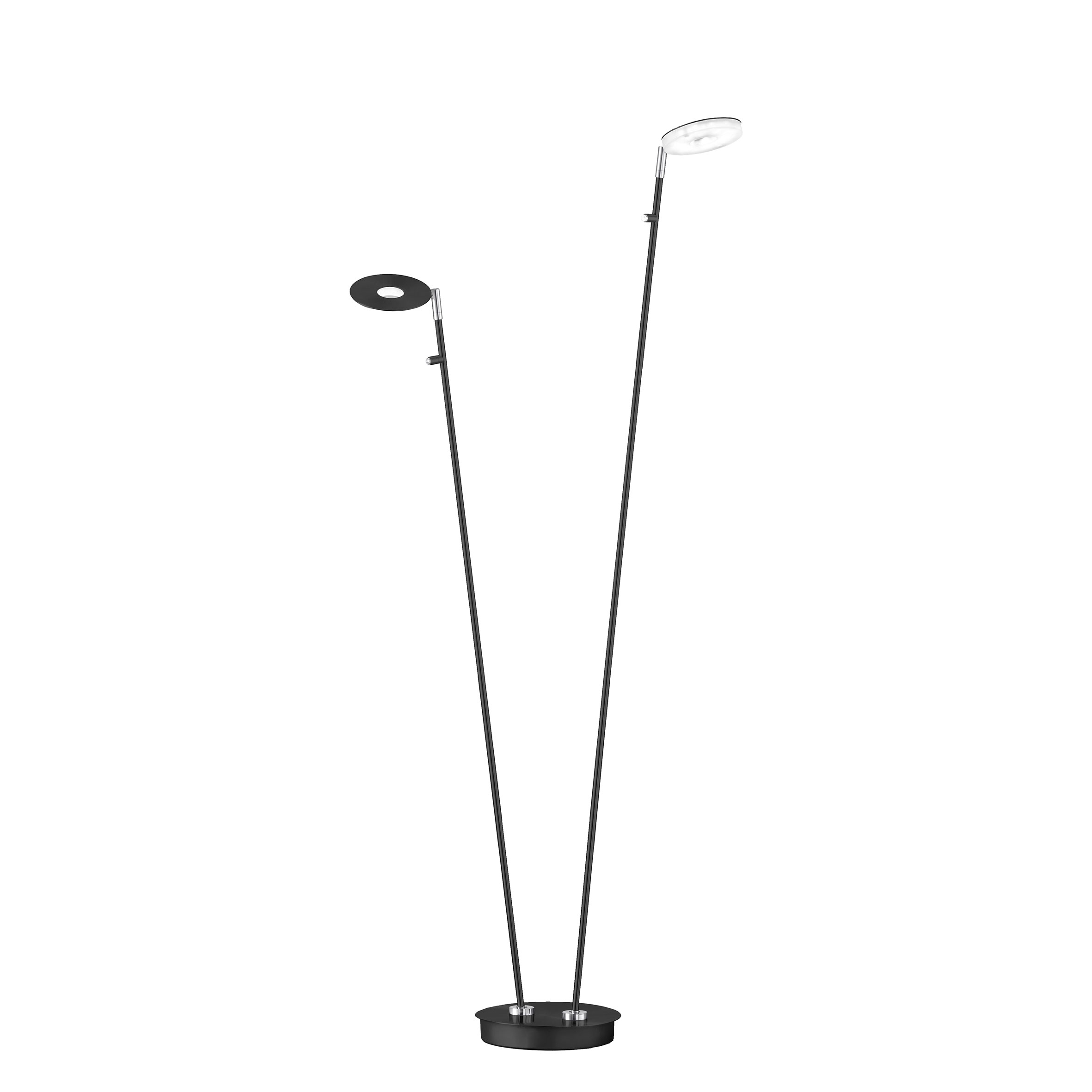 Fischer & HonselLED-Stehleuchte 2flg