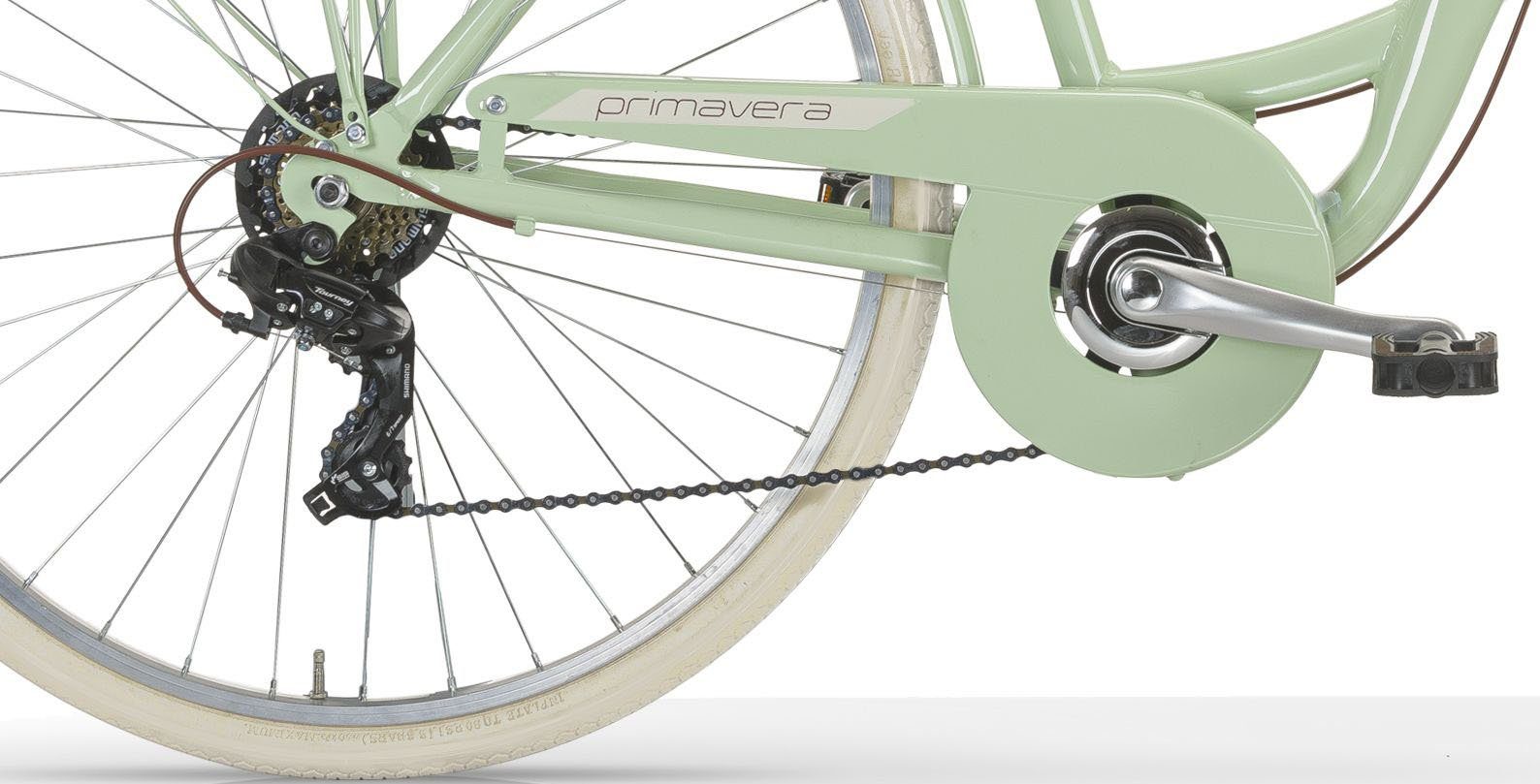 MBM Cityrad NEW Primavera, 6 Gang Shimano TY300 Schaltwerk, Kettenschaltung