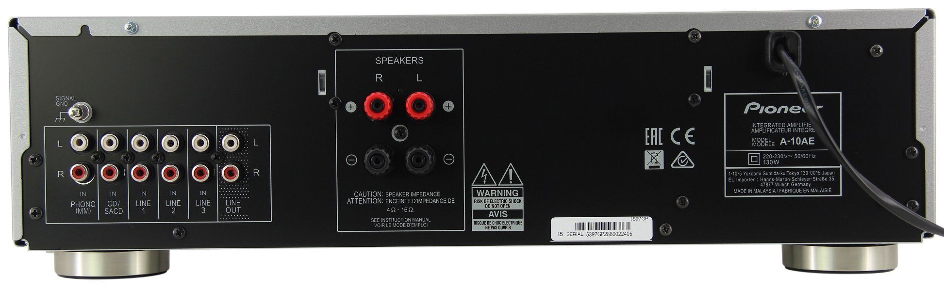 Pioneer A-10AE-B schwarz Verstärker