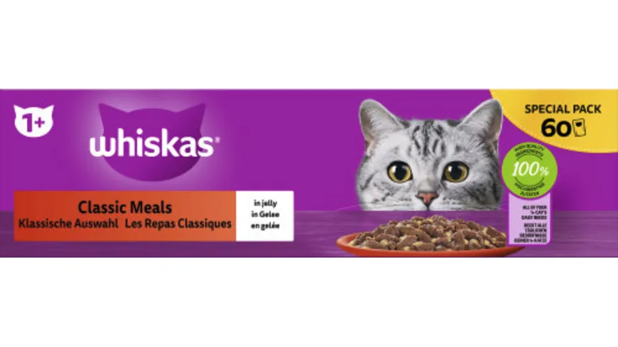 Whiskas Klassische Auswahl in Gelee Special Pack 5.1 kg